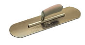 Kraft - CF274  - 10in x 3in Golden Stainless Steel Pool Trowel w/Camel Back Wood Handle CF274