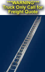 Louisville Ladder - AE1660 - 60ft Aluminum Extension Ladder - 250lb Rated Type 1 AE1660