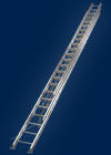 Louisville Ladder - AE1660 - 60ft Aluminum Extension Ladder - 250lb Rated Type 1 AE1660