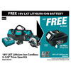 Makita - BSS501Z - 18V LXT Lithium-Ion Cordless 5-3/8in Circular Trim Saw Kit (Tool Only) BSS501Z