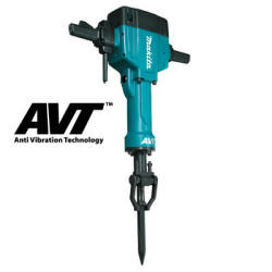 Makita - HM1810X3 - 70 LB. Breaker Hammer w/AVT (Anti Vibration Technology) - Includes Hauler cart and 4 Bits HM1810X3