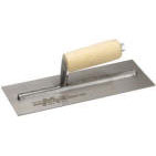 MX57 Marshalltown - 14in X 3in Finishing Trowel w/Straight Wood Handle MX57