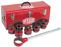 Reed - R12SET 1/2in - 1 1/4in NPT Threader Set - 05714 R12SET12114
