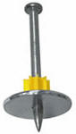 PDPWLS300 Simpson Strong-Tie 3in .300 Headed Low Velocity Fasteners W/1in. Sq. Metal Washers - Box of  100 PDPWLS300