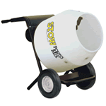 Stow - SMC3PE - 3cf Concrete Mixer; Poly Drum, 3/4hp 115V 1 phase Electric; Pneumatic tires; w/Stand SMC3PE
