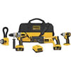 Dewalt DCK475L 18V 4 Tool Combo Kit with NANO Technology DCK475L