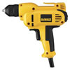 Dewalt DWD115K 3/8in Mid Handle Grip Drill Kit  w/ Keyless All Metal Chuck   8 Amp DWD115K