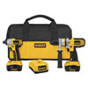 Dewalt DCX4230 Heavy-Duty 18V Cordless Hammerdrill / Impact Driver Combo Kit with NANO Technology DCX4230