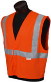 Jackson Safety - 3009948 Safety Vest Class II Orange With Silver Reflective - 3X 3009948