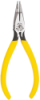 D317-6PC Klein - Long-Nose Telephone Work Pliers - Narrow Tip with Single Cutter, 6in D317-6PC