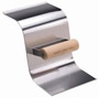 CF650 Kraft Tools - 4-1/4in Top - 6in face - 4in Bottom - 1-1/2in Radius - SS Curb &amp; Gutter Tool CF650