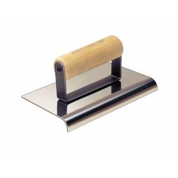 CF163 Kraft Tools - 6in x 3in -1/4in Radius - SS Sidewalk Edger CF163