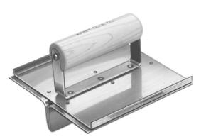 CF116 Kraft Tools - 6in x 6in - 1-1/2in Deep - 1/4in Radius SS Hand Groover CF116