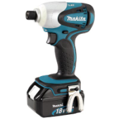 BTD141 Makita 18V Cordless LXT Lithium-Ion Driver Kit, 2ea. (3.0Ah Lithium-Ion) bat., var. spd, rev., case BTD141