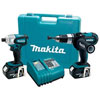 Makita - LXT218 18V LXT 2 Pc. Cordless Hammerdrill and Impact Combo Kit LXT218
