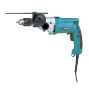 HP2050EX Makita - 3/4in Hammer Drills with L.E.D. Light - Light Up Your Drilling Surfaces with High Output L.E.D. Power - Includes a FREE 9557PB 4-1/2in Angle Grinder - While Lupplies Last HP2050EX