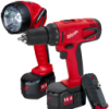 0612-26  Milwaukee Electric Tools 14.4V 1/2 in. Compact Series Driver/Drill with Clip-Lok and Worklight 0612-26