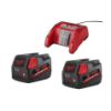 Milwaukee 48-11-1833 - V18 battery &amp; Charger Multi Pack 48-11-1833