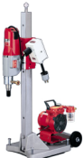 4120-22  Milwaukee Electric Tools Diamond Coring Rig with Large Base Stand, Vac-U-Rig Kit, Meter Box and Diamond Coring Motor 4120-22
