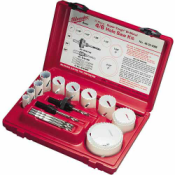 49-22-4086  Milwaukee Electric Tools 17 Piece Deluxe Electricians Hole Saw Kit 49-22-4086
