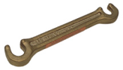 Reed - VW0BR - Valve Wheel Wrench 1/2in. &amp; 21/32in. - Double End - 8in Long - 02855 VW0BR