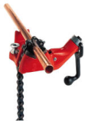 40185 Ridgid - Top Screw Bench Chain Vise, BC210 - Pipe Capacity 1/8 - 2 1/2in 40185