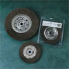 UA/Sait - 09558 - 6In X .014 - Bench Grinder Wire Wheel - 1/2,5/8 Arbor  Narrow Face, 1-3/16In Trim (Carbon Steel) 09558