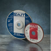 UA/Sait - 29271 - 4-1/2 X 7/8 A54F Saitblend - Cotton Fiber Wheel For Stainless &amp; Aluminum - Type 27 29271