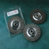 UA/Sait - 03387 - 6In X .016 Pipeline Brush - Knot Wire - 5/8-1/2 Arbor (Stainless Steel) 03387