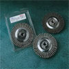 UA/Sait - 06440 - 4 X .020 Knot Wire Wheel - 5/8-11 Arbor - Stringer Bead (Carbon Steel) 6440