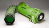 Allegro - 9533-25G 8in Hi-Viz Green Plastic Blower w/25ft Ducting & Canister Assembly 9533-25G