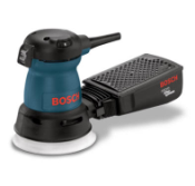 1295DVSK  Bosch 5 VS R.O. Palm Sander w/ Micro Filter Dust Collection &amp; Case 1295DVSK