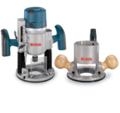 1617EVSPK  Bosch 2.25 HP Electronic VS Plunge &amp; Fixed-Base Router Kit 1617EVSPK