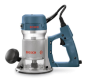 1618  Bosch 2 HP Fixed-Base Router, D Handle 1618