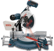 4212L  Bosch - 12in Dual-Bevel Compound Miter Saw with Upfront Controls &amp; Laser Tracking 4212L