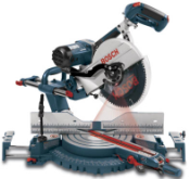 5412L  Bosch - 12in Dual-Bevel Slide Miter Saw w/ Laser Tracking  (replaces 4412) 5412L