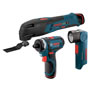 Bosch - CLPK33-120 12V Max 3-Tool Combo Kit (PS21, PS50 &amp; FL10) CLPK33-120