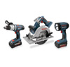 Bosch - CPK31-36 - 36V 3-Tool Combo Kit Hammer Drill, Circ., FL w/ 1slim, 1 Fat CPK31-36