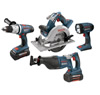 Bosch - CPK40-36 - 36V 4-Tool Combo Kit - Hammer Drill, Circ, Recip &amp; FL w/ 2 XL Pack's CPK40-36
