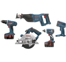Bosch - CPK51-18 - 18V Compact Tough Drill Driver - Circular Saw - Recipricating Saw - Flashlite - Impactor CPK51-18