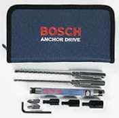 HC2309 Bosch SDS-plus Tapcon Anchor Drive 9 Piece Kit HC2309