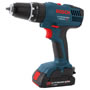 Bosch - HDB180-02 18V Compact Hammer Drill w/ (2) SlimPack Batteries HDB180-02