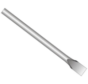 48-62-2130 - HS1812 - Spline Drive - (Round Hex Shank) 1in x 18in Flat Chisel HS1812