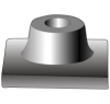 HS2125 - Breaker Hammer -  1-1/8in Hex Collar Steel -  6in x 8in Tamper Plate HS2125