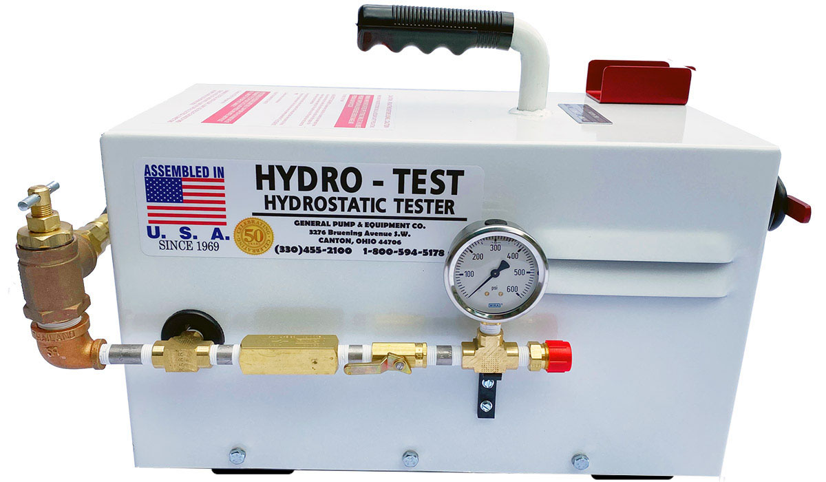 General 6334 350PSI HydrostatIc Test Pump Jim & Slims Tool Supply