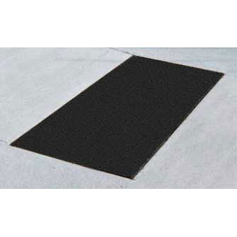 ADA Solutions 2ft. x 2ft. Replaceable Tactile Surface -Black 2424NV6REP-BLACK