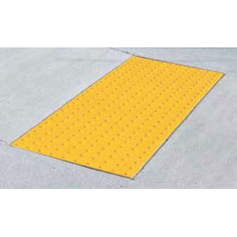 ADA Solutions 2ft. x 2ft. Replaceable Tactile Surface -Black 2424NV6REP-BLACK