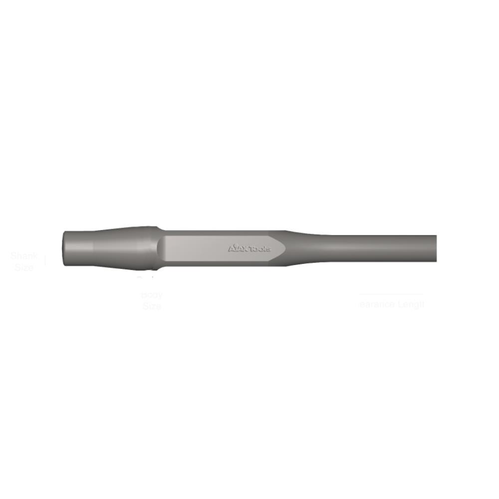 Ajax Tool Works 289 Rivet Buster Back Out Punch 3/4in. x 12in. with 6in. Clearance for Driving Cut Rivets and Pins AJA-289