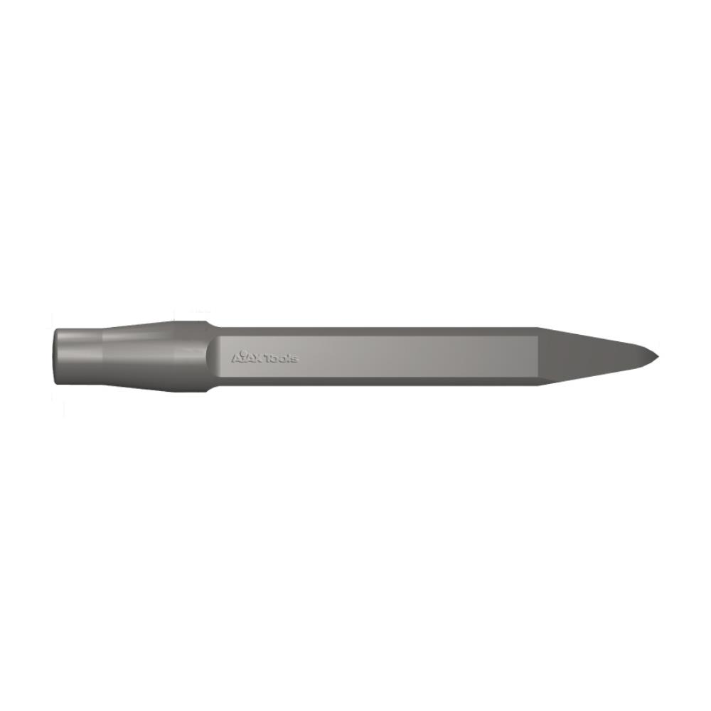 Ajax Tool Works 297 Rivet Buster Moil Point Total Length 12in. with Jumbo Shank Used on Concrete Applications AJA-297