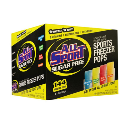 All Sport Sugar Free Freezer Pops ALL-FASFRZPOPVARSF